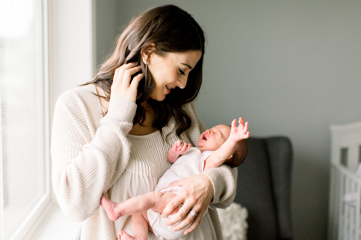 neutral newborn session