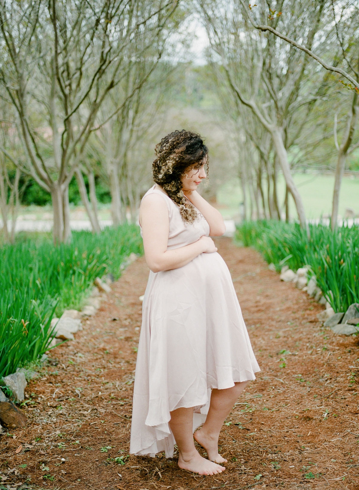 spring maternity session