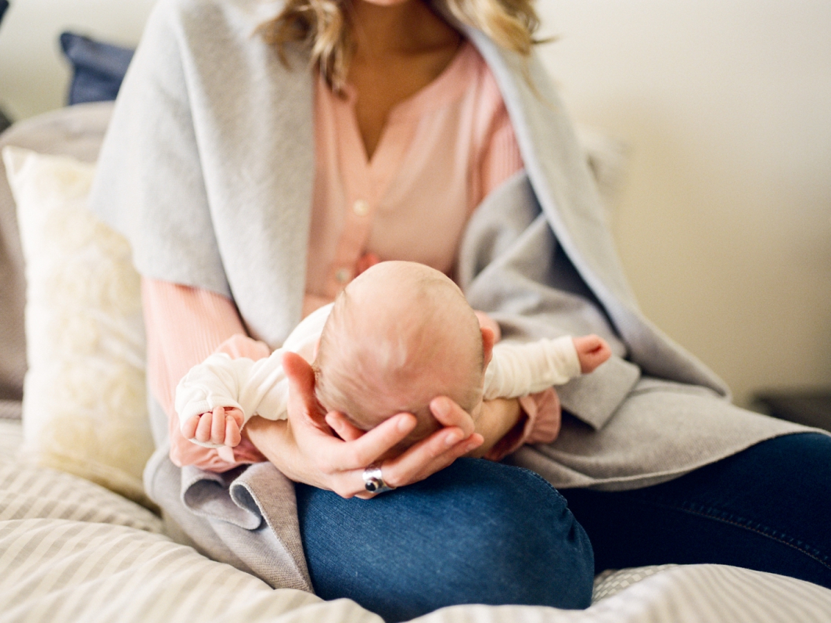 film photography, film newborn session